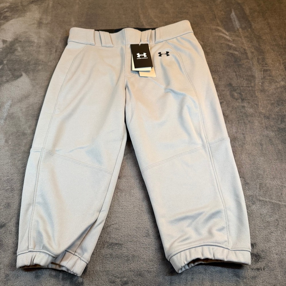 Under Armour Vanish Softball Pants Grey Womens Size Small NWT 1375663